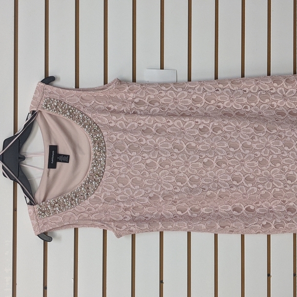 NWT, pink / blush colored dress two-piece set R&M Richard - Picture 10 of 14